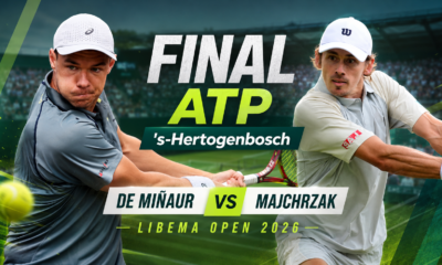 De Miñaur y Majchrzak definirán el Libema Open 2026 en una final con historia, ranking, confianza y pronóstico abierto sobre césped.