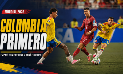 Colombia empató 0-0 con Portugal en Miami y terminó primera del Grupo K del Mundial 2026. En 16avos enfrentará a Ghana.