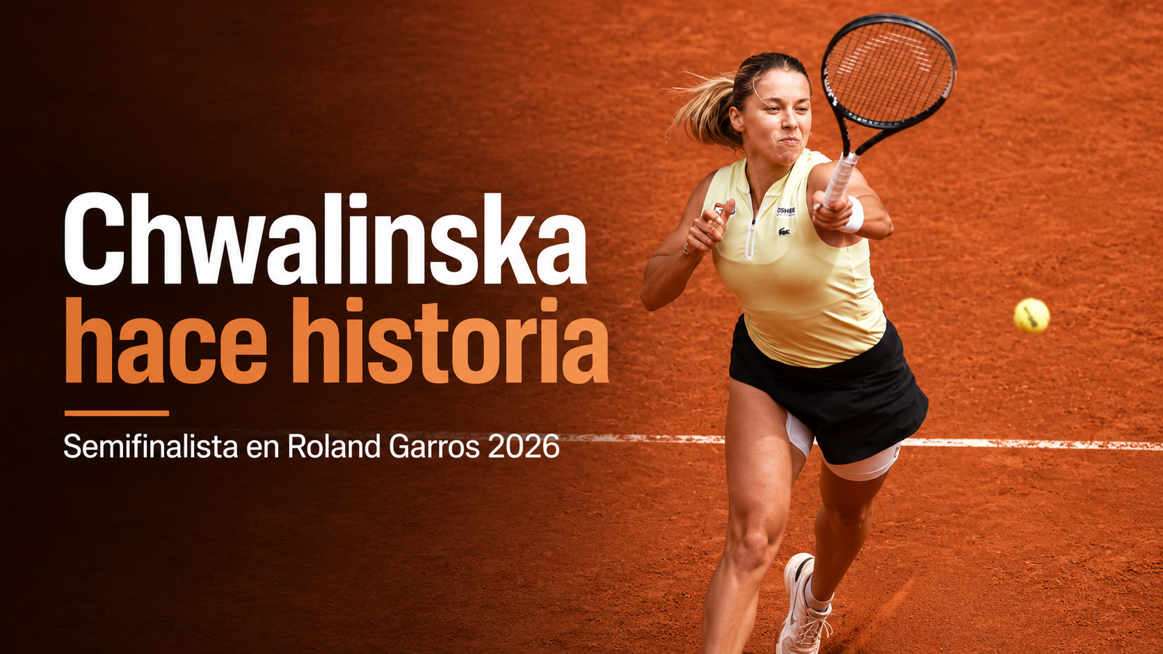 Maja Chwalinska venció a Anna Kalinskaya, llegó desde la qualy a semifinales de Roland Garros 2026 y habló del impacto de las redes sociales.
