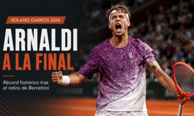 Flavio Cobolli remontó ante Auger-Aliassime y aseguró un finalista italiano en Roland Garros