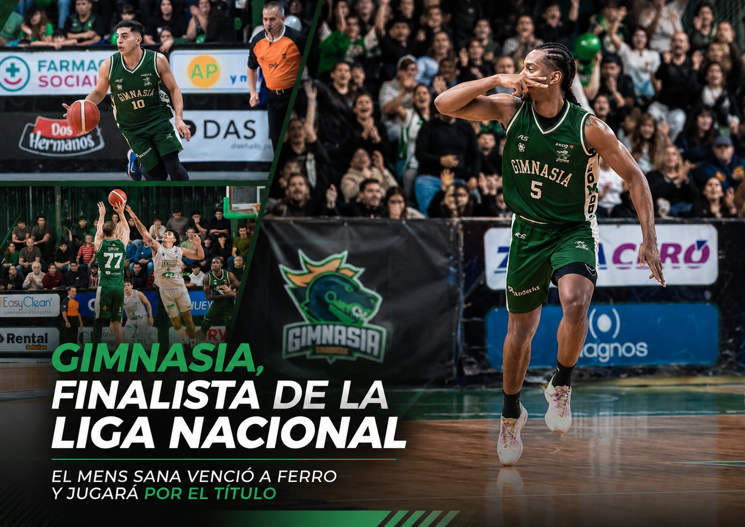 Gimnasia de Comodoro es finalista de La Liga Nacional tras aplastar a Ferro