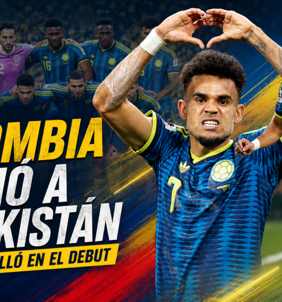 Colombia derrotó 3-1 a Uzbekistán con una actuación determinante de Luis Díaz y arrancó en lo más alto del Grupo K del Mundial 2026.