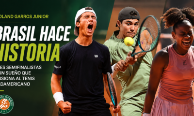 Brasil metió tres semifinalistas en Roland Garros Junior 2026 y protagoniza una de las mejores actuaciones de su historia en el Grand Slam parisino.