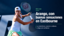Emiliana Arango cambió el rumbo de su gira sobre césped y logró en Eastbourne su mejor victoria de la temporada por ranking.