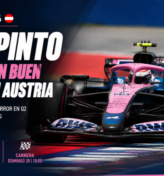 El piloto argentino cometió un error en Q2 y partirá desde el 16° puesto en el GP de Austria tras un sábado difícil para Alpine.