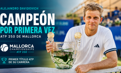 Alejandro Davidovich conquistó el ATP 250 de Mallorca y ganó el primer título ATP de su carrera tras vencer a Ethan Quinn en la final