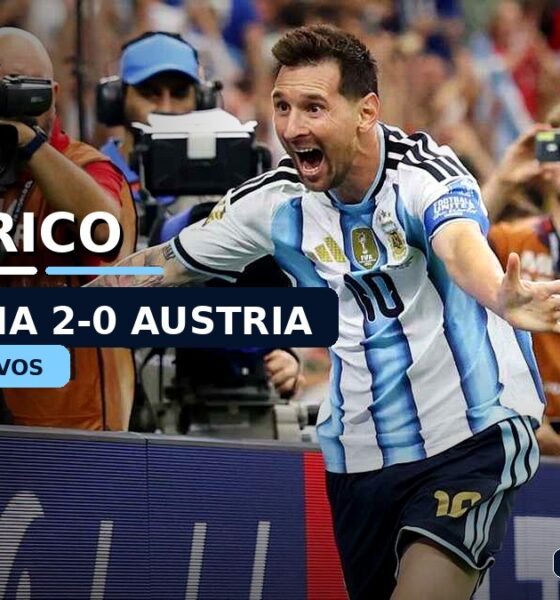 Argentina venció 2-0 a Austria con otro capítulo gigante de Messi y aseguró su lugar en los 16avos del Mundial 2026.