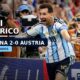 Argentina venció 2-0 a Austria con otro capítulo gigante de Messi y aseguró su lugar en los 16avos del Mundial 2026.