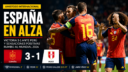 España derrotó 3-1 a Perú en Puebla y cerró su preparación para el Mundial 2026. Oyarzabal, Pedri y un gol en contra de Gallese marcaron para la Roja.