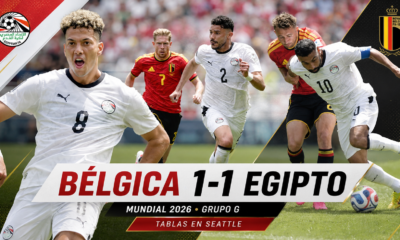 Bélgica y Egipto empataron 1-1 en Seattle en un debut mundialista intenso, con Ashour como figura ofensiva, Lukaku como revulsivo y Shoubir como sostén egipcio.