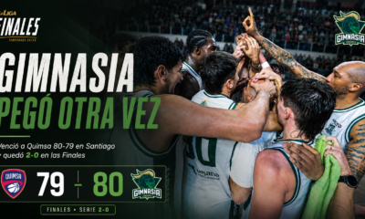 Gimnasia de Comodoro volvió a ganar en Santiago del Estero: venció 80-79 a Quimsa con un doble agónico de Anyelo Cisneros y quedó 2-0