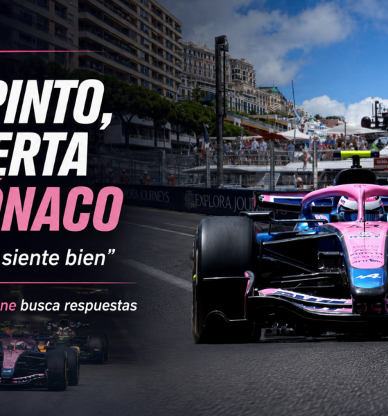 Colapinto fue 15° en las dos prácticas del GP de Mónaco, golpeó el guardrail en la segunda tanda y dejó una advertencia clara: “El auto no se siente bien”.