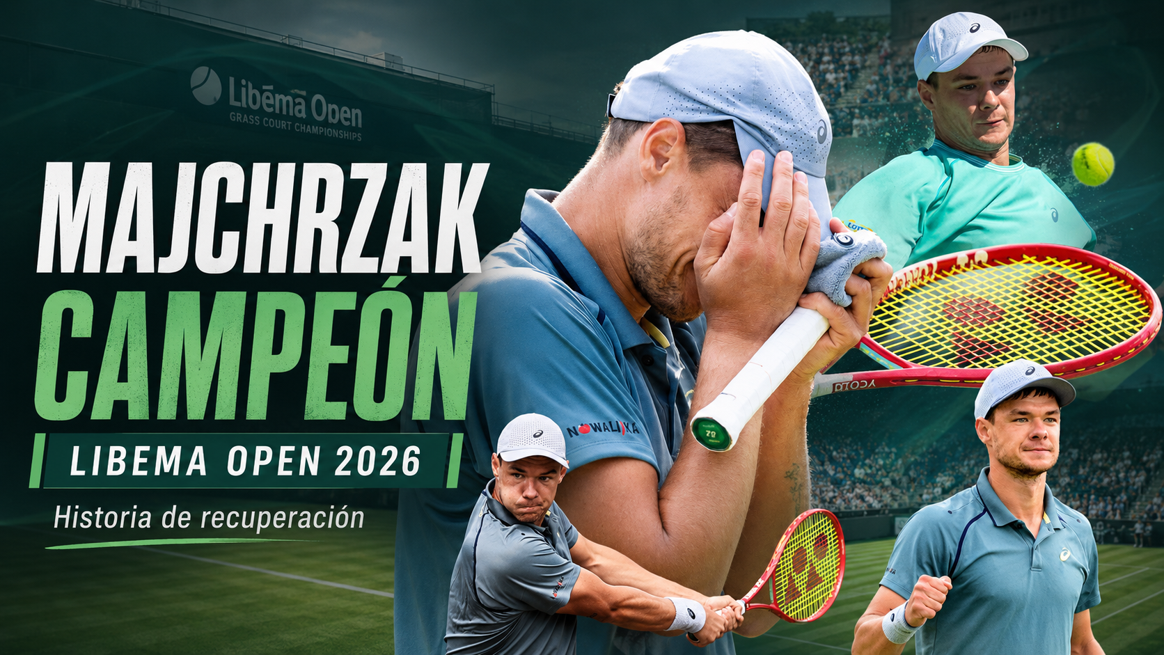 Kamil Majchrzak venció a Alex de Miñaur en la final de ’s-Hertogenbosch y ganó su primer título ATP tras una historia de resiliencia.