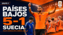 Países Bajos goleó 5-1 a Suecia con una actuación ofensiva demoledora y se acomodó como uno de los grandes candidatos del Mundial 2026.