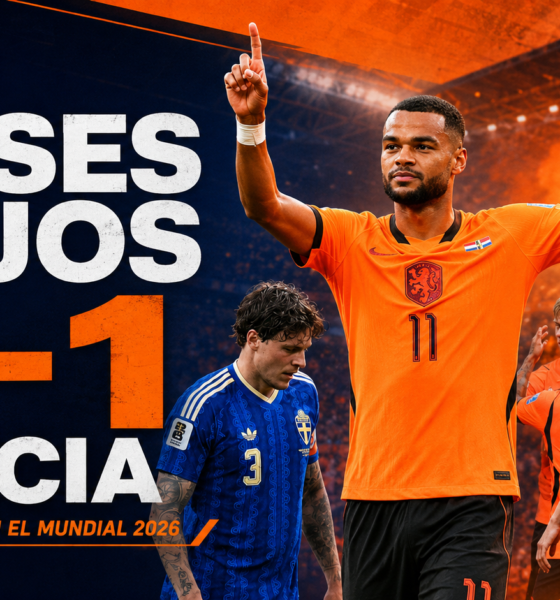 Países Bajos goleó 5-1 a Suecia con una actuación ofensiva demoledora y se acomodó como uno de los grandes candidatos del Mundial 2026.