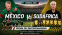 México y Sudáfrica abren el Mundial 2026 en el Estadio Azteca: hora, TV, probables formaciones, figuras, estadísticas y pronóstico.