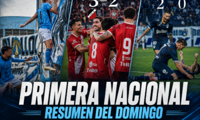 Resumen completo de los partidos del domingo en Primera Nacional: triunfos de Quilmes, Maipú, Midland y Almagro