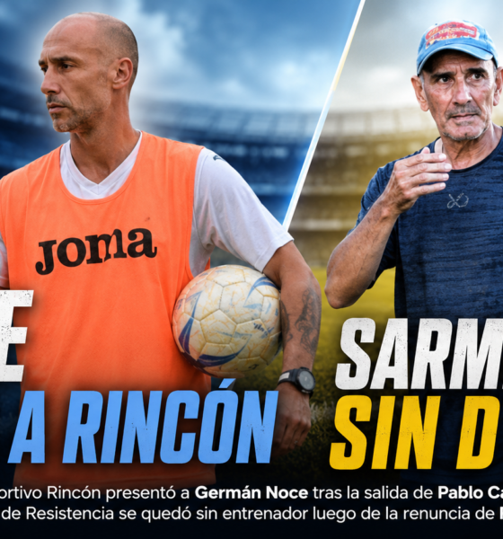 Deportivo Rincón apostó por Germán Noce para levantar en la Zona 3, mientras Sarmiento de Resistencia volvió a cambiar de técnico en medio de una campaña sin triunfos.