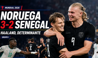 Noruega derrotó 3-2 a Senegal con un Haaland implacable y aseguró su clasificación a dieciseisavos del Mundial 2026.