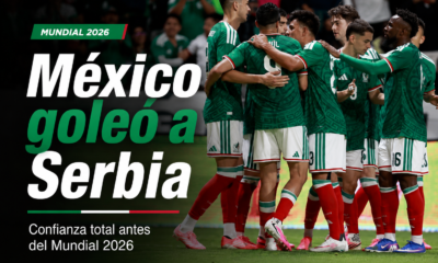 México goleó 5-1 a Serbia en Toluca antes del Mundial 2026. Análisis, figuras, convocados, calendario, fortalezas