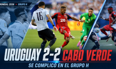 Uruguay empató 2-2 con Cabo Verde en Miami, acumuló dos igualdades en el Mundial 2026 y quedó obligado a reaccionar ante España.