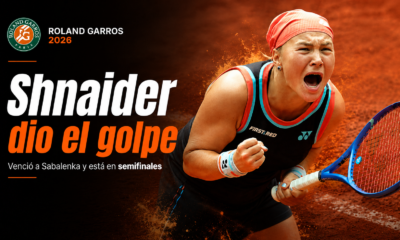Diana Shnaider venció a Aryna Sabalenka por 3-6, 7-5 y 6-0 en Roland Garros 2026, ganó diez games seguidos y avanzó a semifinales.