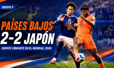 Japón le sacó un empate 2-2 a Países Bajos en el debut mundialista y confirmó que sigue siendo una amenaza real para las potencias europeas.
