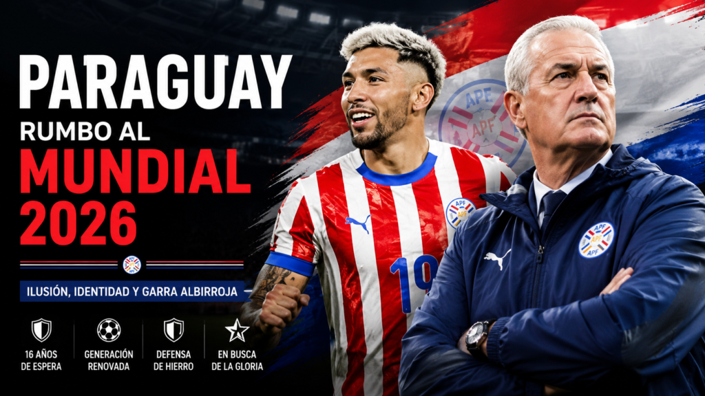 Paraguay vuelve al Mundial después de 16 años con una generación renovada, una defensa de hierro y el talento de Julio Enciso como bandera.