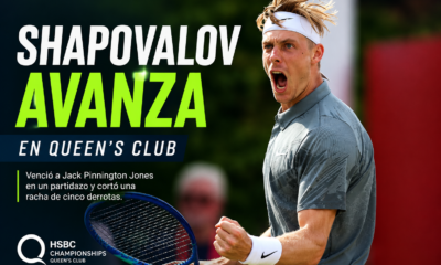 Denis Shapovalov volvió al triunfo en Londres tras sobrevivir a un cierre cargado de tensión.