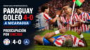 Paraguay goleó 4-0 a Nicaragua antes del Mundial 2026, pero la lesión de Julio Enciso encendió las alarmas en la Albirroja.