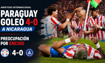 Paraguay goleó 4-0 a Nicaragua antes del Mundial 2026, pero la lesión de Julio Enciso encendió las alarmas en la Albirroja.