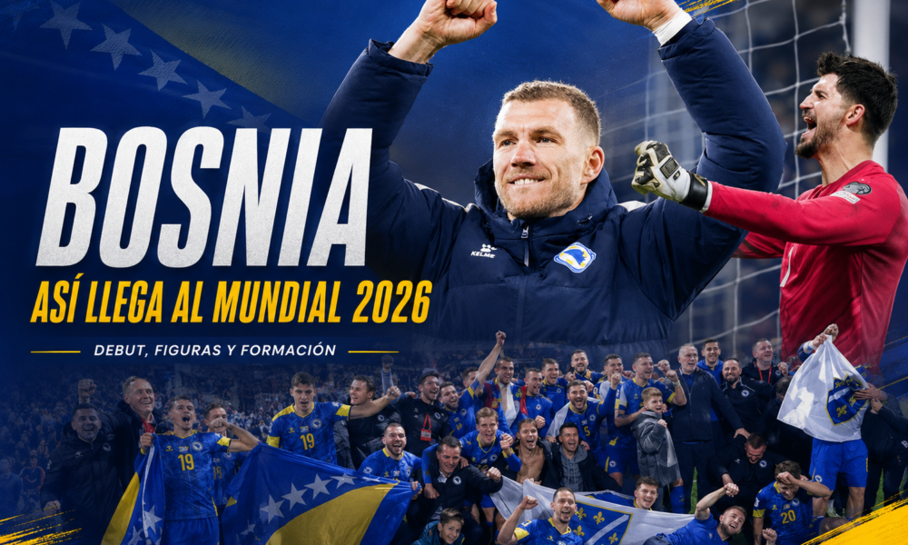 Bosnia debuta ante Canadá en el Mundial 2026 con Dzeko como bandera, Barbarez como símbolo emocional y una clasificación construida desde el carácter.