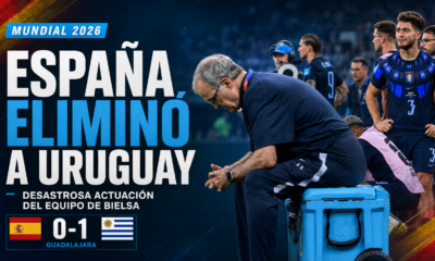 España aprovechó un error de Muslera, venció 1-0 a Uruguay y eliminó del Mundial 2026 al equipo de Bielsa.