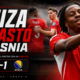 Suiza goleó 4-1 a Bosnia en el Mundial 2026 con doblete de Johan Manzambi, goles de Vargas y Xhaka, y quedó cerca de la clasificación.