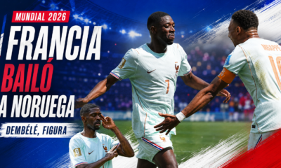 Francia tuvo una primera etapa arrolladora, goleó 4-1 a Noruega y cerró el Grupo I como líder del Mundial 2026.