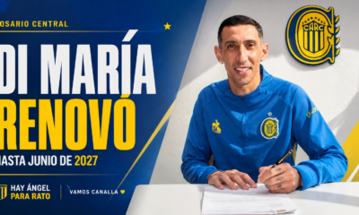 Ángel Di María renovó su contrato con Rosario Central hasta junio de 2027. El campeón del mundo seguirá liderando al Canalla