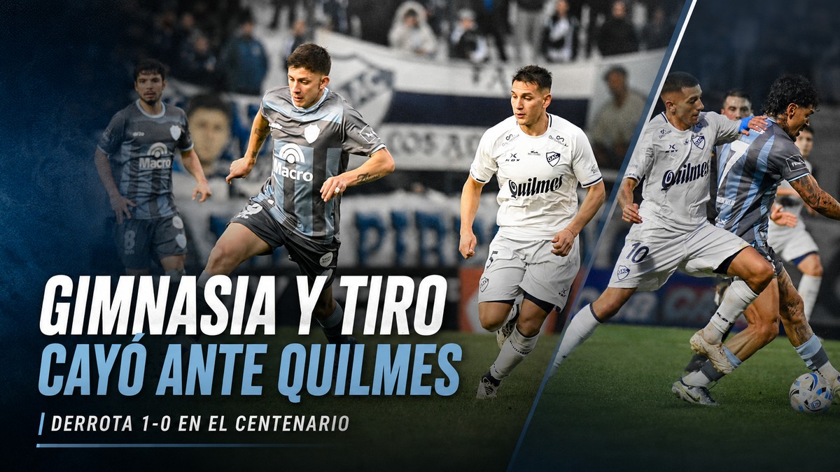 Gimnasia y Tiro perdió 1-0 ante Quilmes en el Centenario por la fecha 18 de la Primera Nacional. Estadísticas, análisis y lo que viene para el Albo.