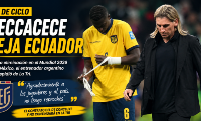 El ciclo de Sebastián Beccacece en Ecuador llegó a su fin tras la caída ante México en el Mundial 2026.