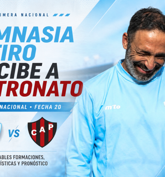 Gimnasia y Tiro recibe a Patronato por la fecha 20 de la Primera Nacional: hora, TV, árbitro, probables formaciones, estadísticas.
