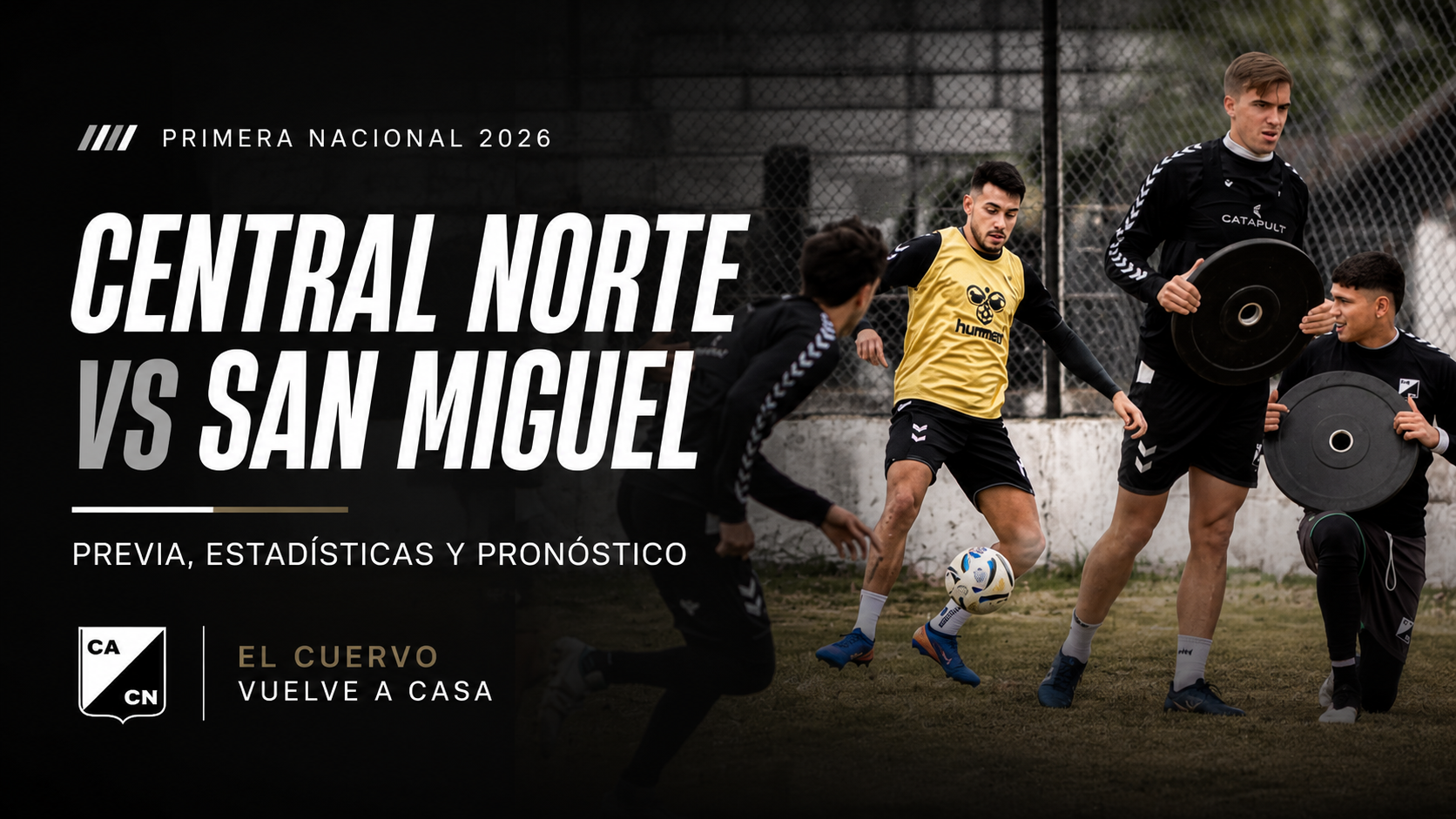 Central Norte recibe a San Miguel en un partido clave de la Primera Nacional 2026: estadísticas, contexto, análisis y pronóstico de un duelo con mucho en juego.