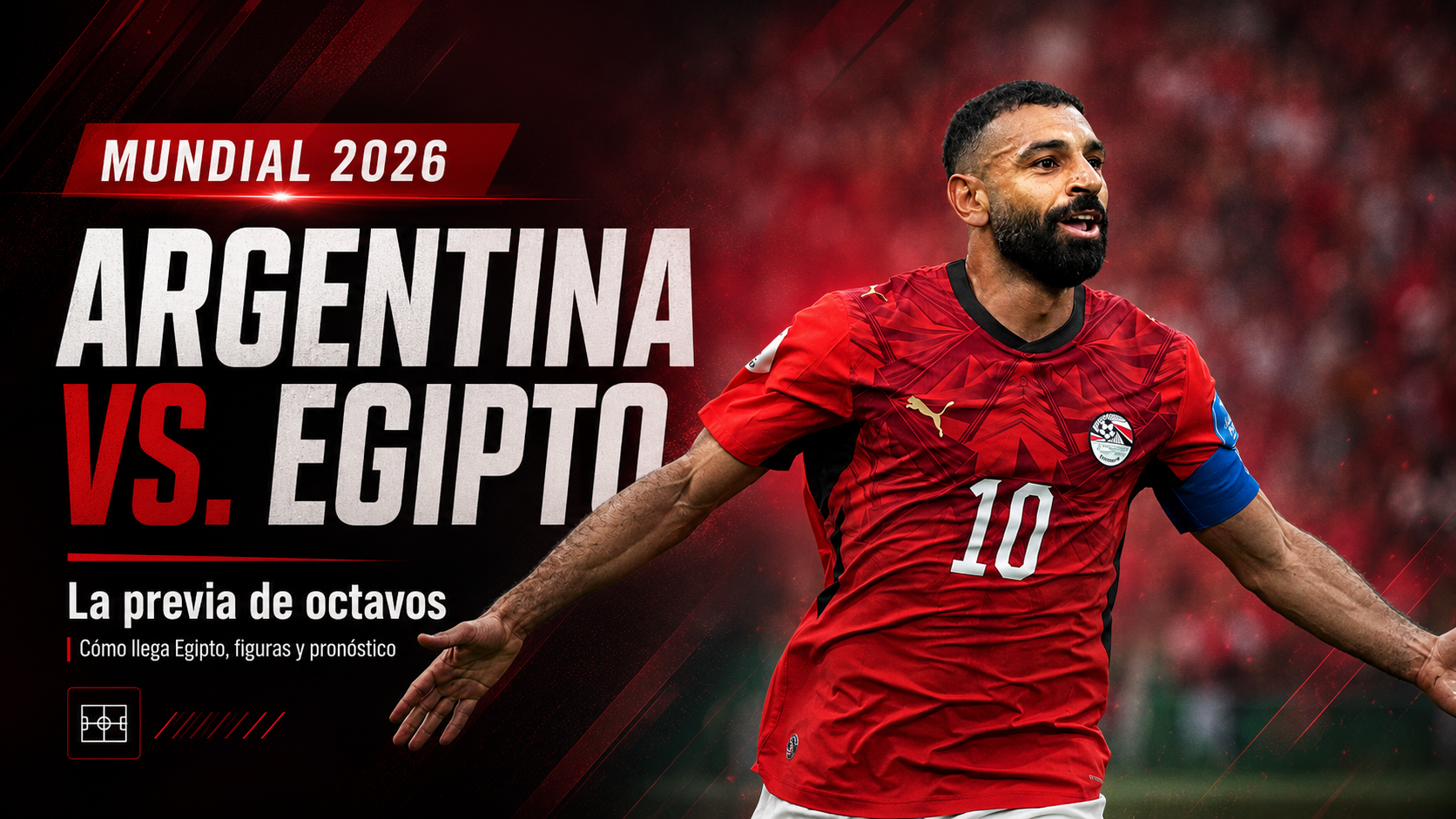 Egipto llega invicto al duelo ante Argentina y confía en Salah, su fortaleza mental y el balón parado para dar el gran golpe del Mundial 2026.
