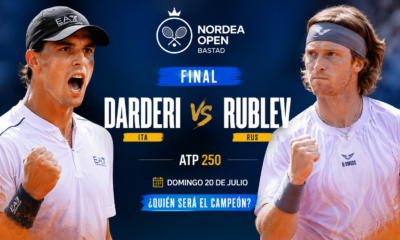 Luciano Darderi y Andrey Rublev protagonizan una final de alto voltaje en Bastad con el título ATP 250 en juego.