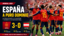 España goleó 3-0 a Austria, rompió la maldición de las eliminatorias y avanzó a octavos del Mundial 2026 con Oyarzabal como gran figura.