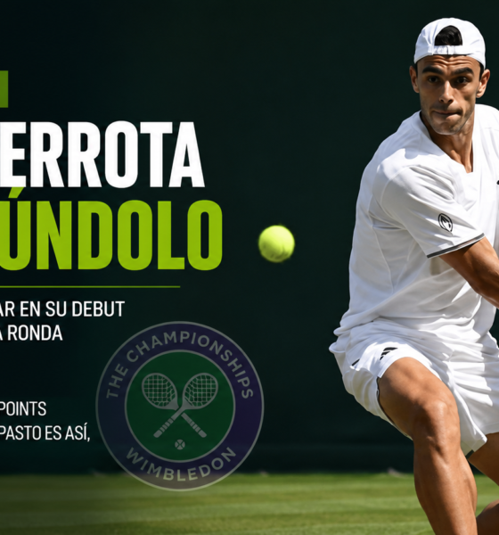 Francisco Cerúndolo quedó eliminado en la primera ronda de Wimbledon 2026 tras caer ante Jaume Munar. Perderá posiciones en el ranking ATP.