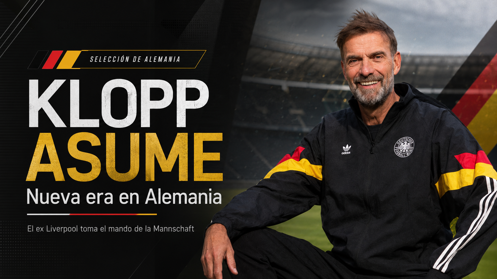 Jürgen Klopp toma el mando de Alemania tras el fracaso en el Mundial 2026 y buscará devolverle identidad, energía y competitividad a la Mannschaft.