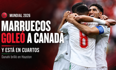 Marruecos superó 3-0 a Canadá con un doblete de Ounahi y volvió a instalarse entre los ocho mejores del Mundial.