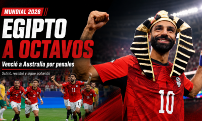 Egipto empató 1-1 con Australia, se impuso 4-2 en los penales y regresó a los octavos de final de un Mundial después de 92 años.