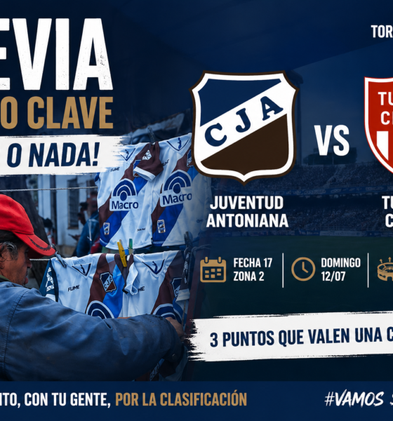 Juventud Antoniana y Tucumán Central protagonizan un duelo decisivo por la fecha 17 del Federal A, con ambos equipos obligados a sumar para mantener vivas sus aspiraciones de clasificación.