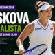 Linda Noskova venció a Marta Kostyuk y jugará la final de Wimbledon 2026 ante Karolina Muchova.