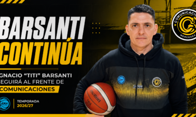 Comunicaciones ratificó la continuidad de Ignacio Barsanti, quien buscará consolidar el proyecto deportivo iniciado la temporada pasada.